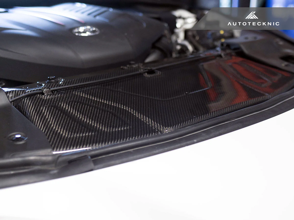 AutoTecknic Dry Carbon Fiber Cooling Shroud - A90 Supra - Image 3