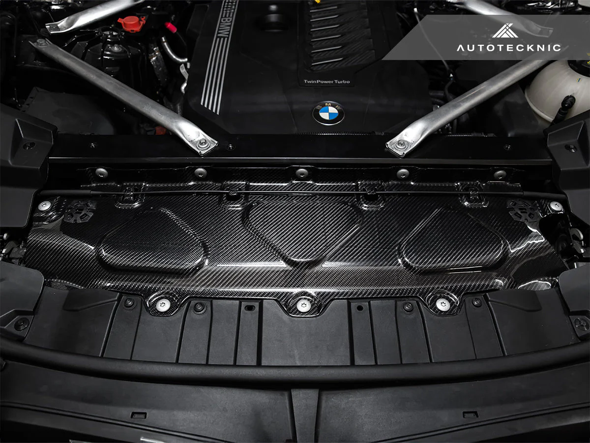 AutoTecknic Dry Carbon Fiber Cooling Shroud - F95 X5M | F96 X6M | G09 XM - Image 2