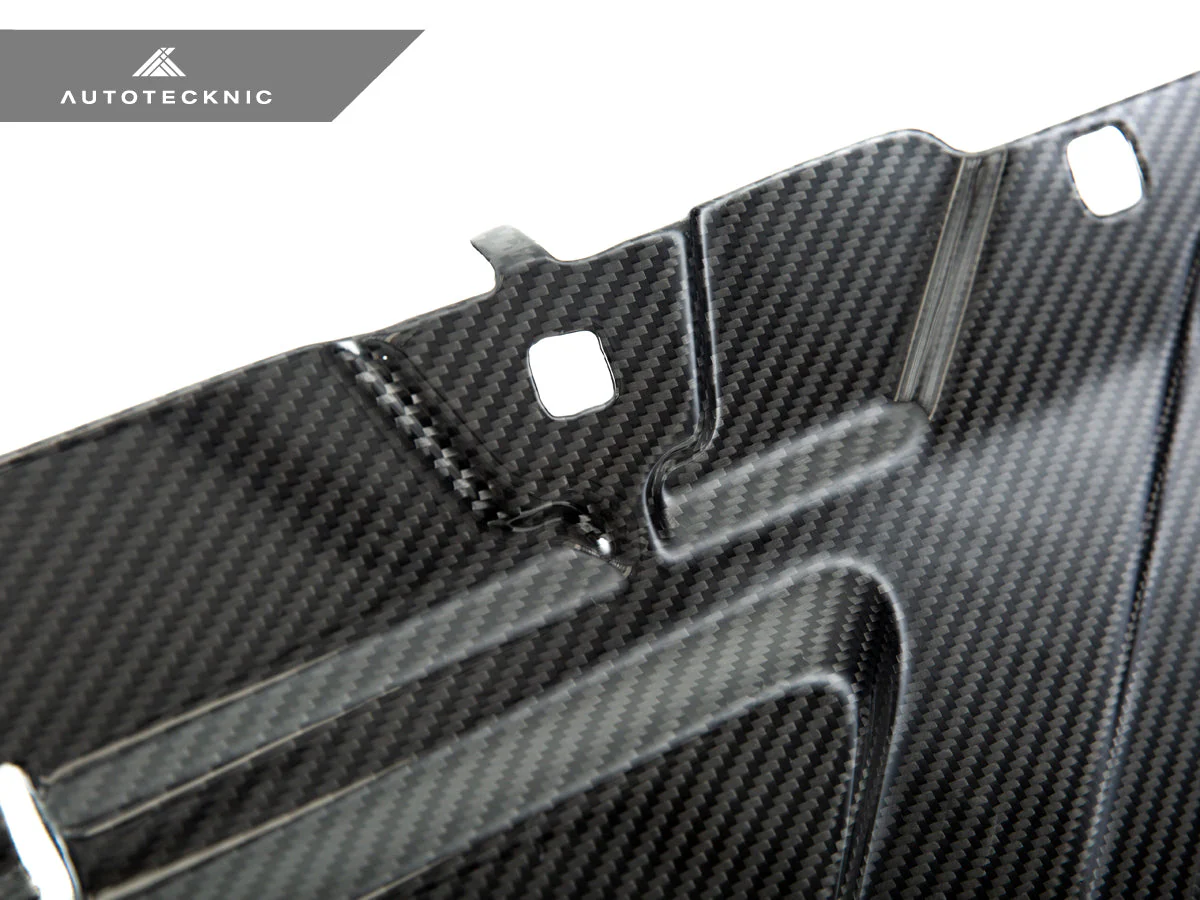AutoTecknic Dry Carbon Fiber Cooling Shroud - G20 3-Series - Image 9