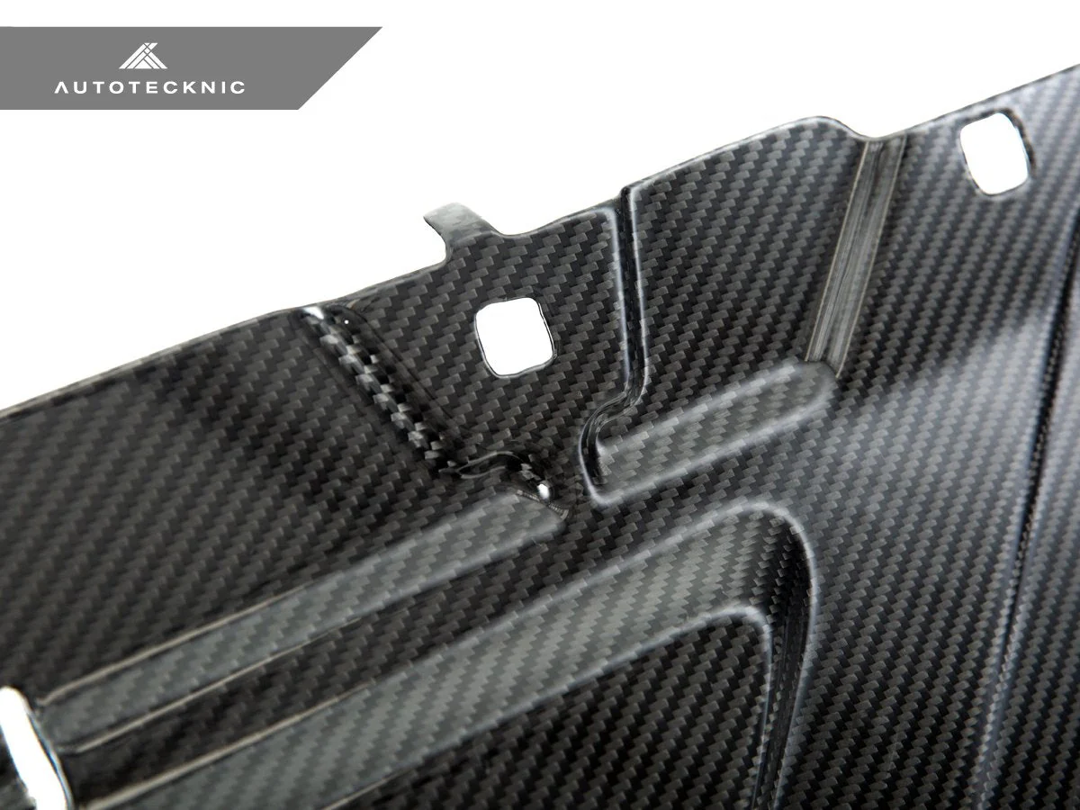 AutoTecknic Dry Carbon Fiber Cooling Shroud - G22/ G26 4-Series - Image 3