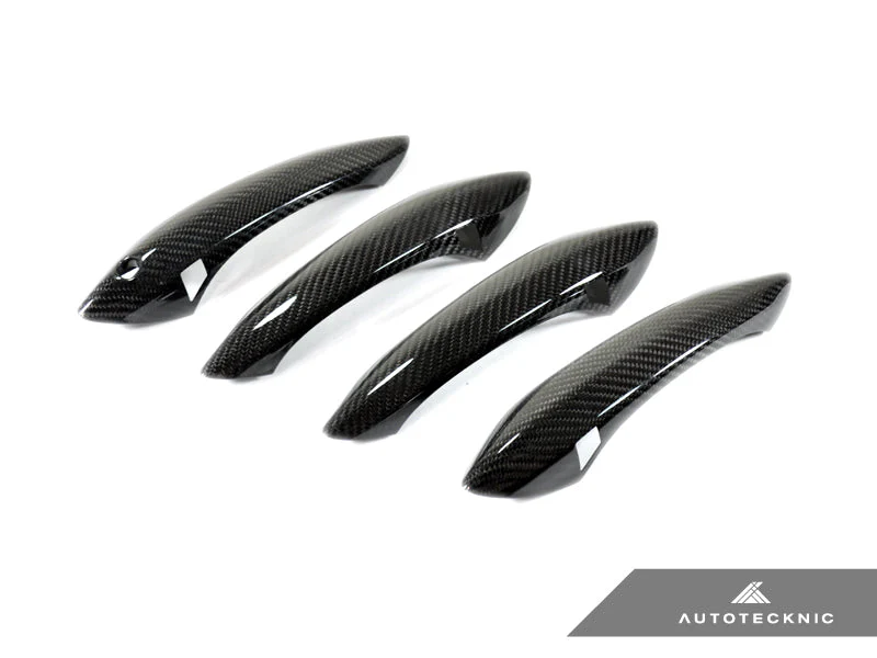 AutoTecknic Dry Carbon Fiber Door Handle Trims - F10 5-Series | F06/ F12/ F13 6-Series | F01 7-Series - Image 3