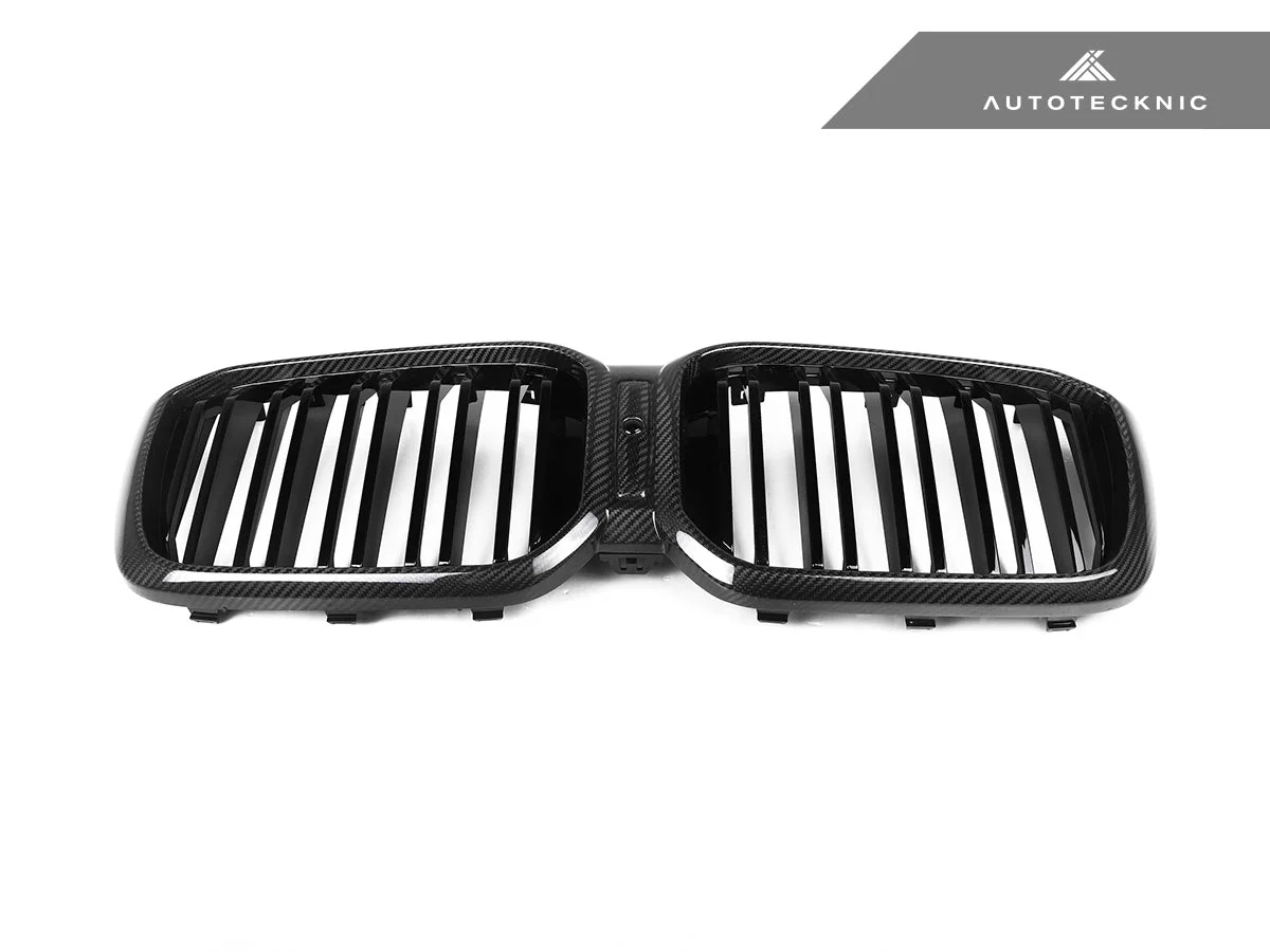 AutoTecknic Dry Carbon Fiber Dual-Slats Front Grille Set - F97 X3M LCI | F98 X4M LCI - Image 4