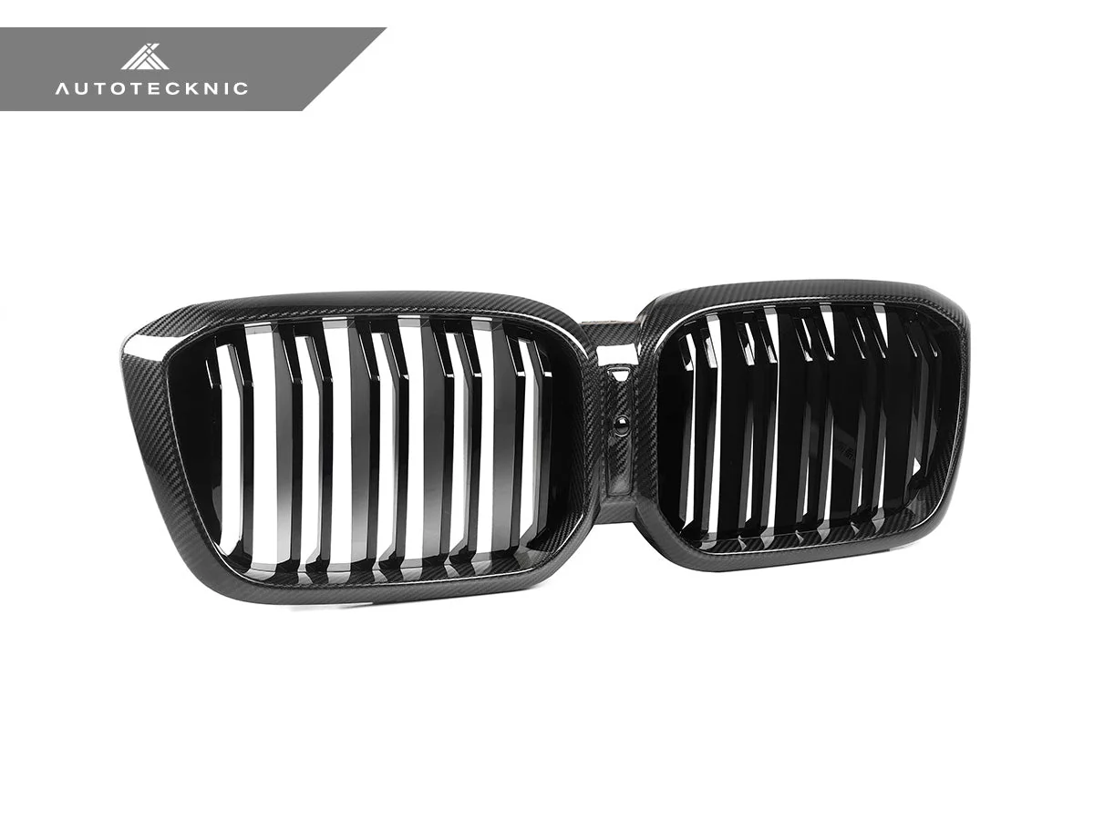 AutoTecknic Dry Carbon Fiber Dual-Slats Front Grille Set - F97 X3M LCI | F98 X4M LCI - Image 5