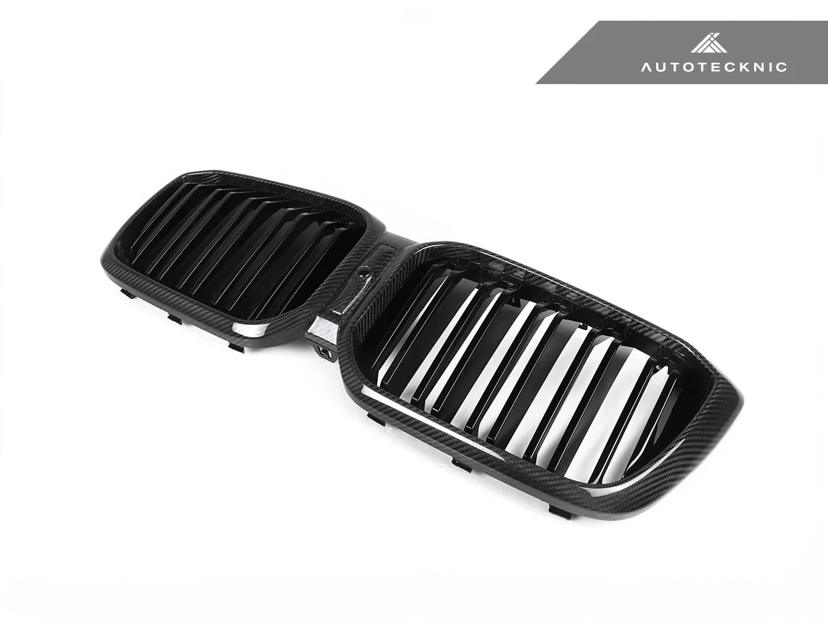 AutoTecknic Dry Carbon Fiber Dual-Slats Front Grille Set - G01 X3 LCI | G02 X4 LCI - Image 5