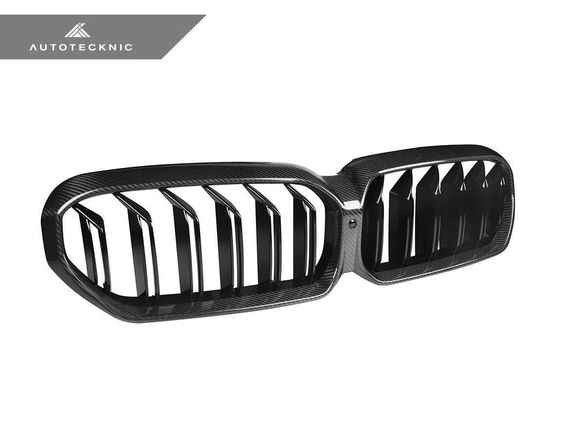 AutoTecknic Dry Carbon Fiber Dual-Slats Front Grilles - G30 5-Series LCI - Image 2