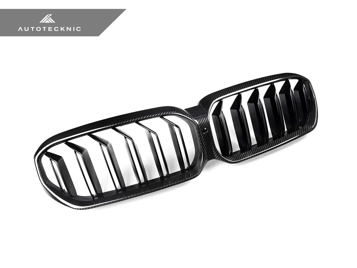 AutoTecknic Dry Carbon Fiber Dual-Slats Front Grilles - G30 5-Series LCI - Image 5