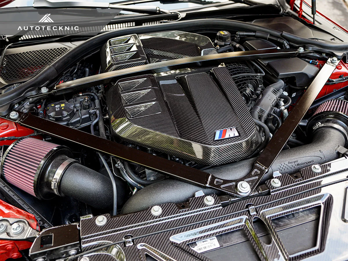 AutoTecknic Dry Carbon Fiber Engine Cover - G87 M2 - Image 5