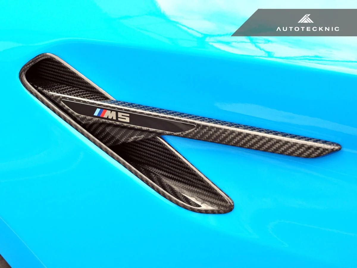 AutoTecknic Dry Carbon Fiber Fender Pocket Set - F90 M5 | M5 Competition - Image 2