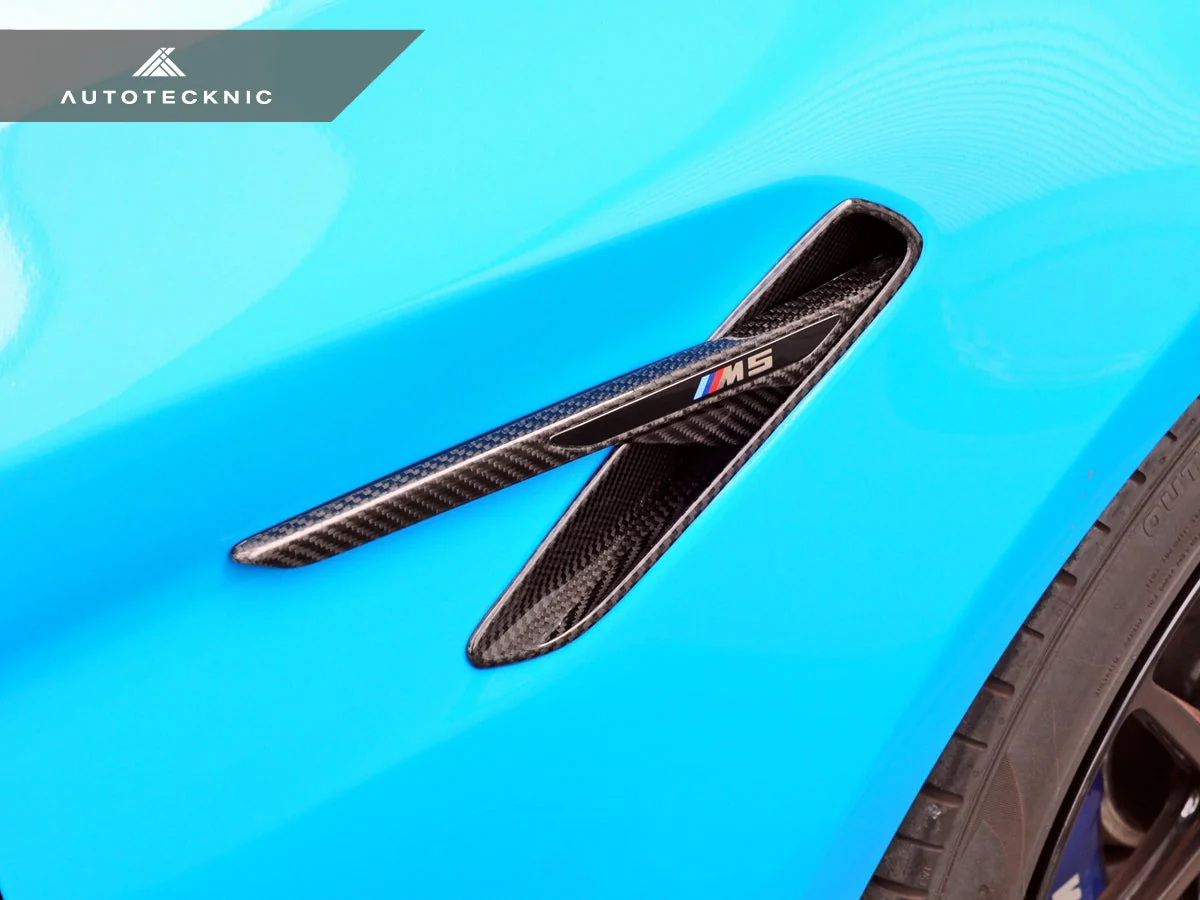 AutoTecknic Dry Carbon Fiber Fender Pocket Set - F90 M5 | M5 Competition - Image 4