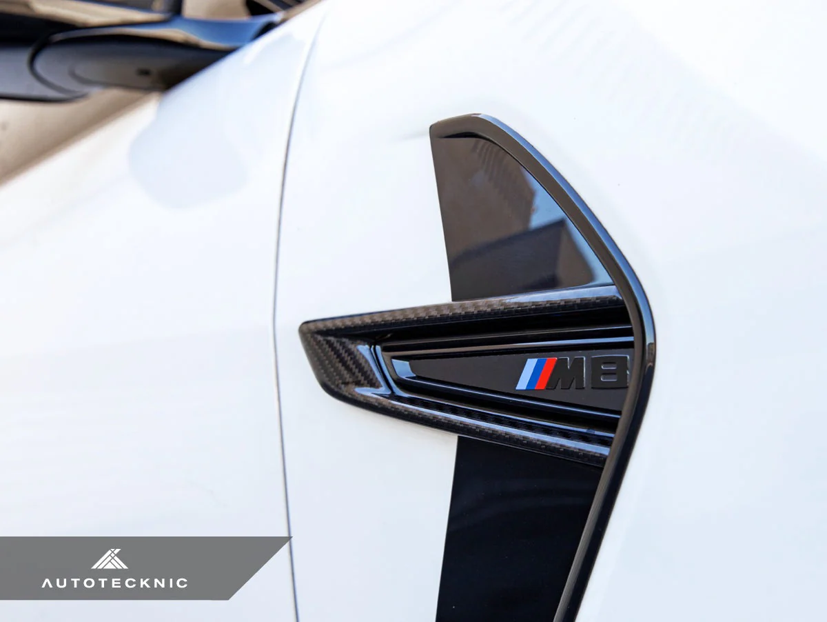 AutoTecknic Dry Carbon Fiber Fender Trim - F9X M8 - Image 10