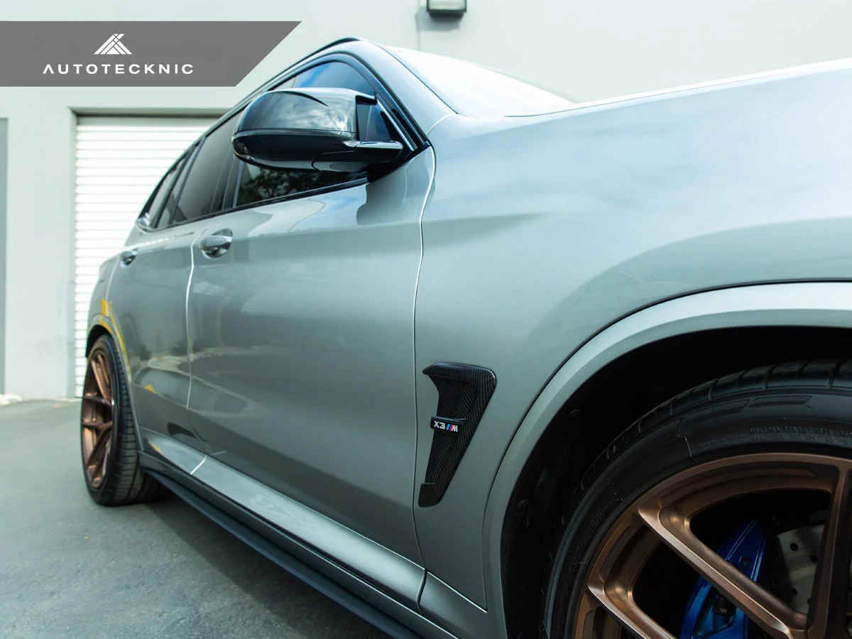 AutoTecknic Dry Carbon Fiber Fender Trim Set - F97 X3M | F98 X4M | G01 X3 | G02 X4 - Image 10