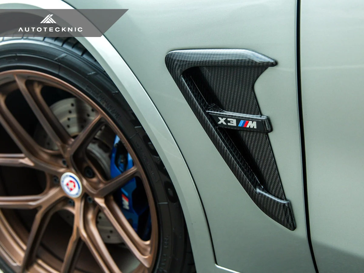 AutoTecknic Dry Carbon Fiber Fender Trim Set - F97 X3M | F98 X4M | G01 X3 | G02 X4 - Image 2