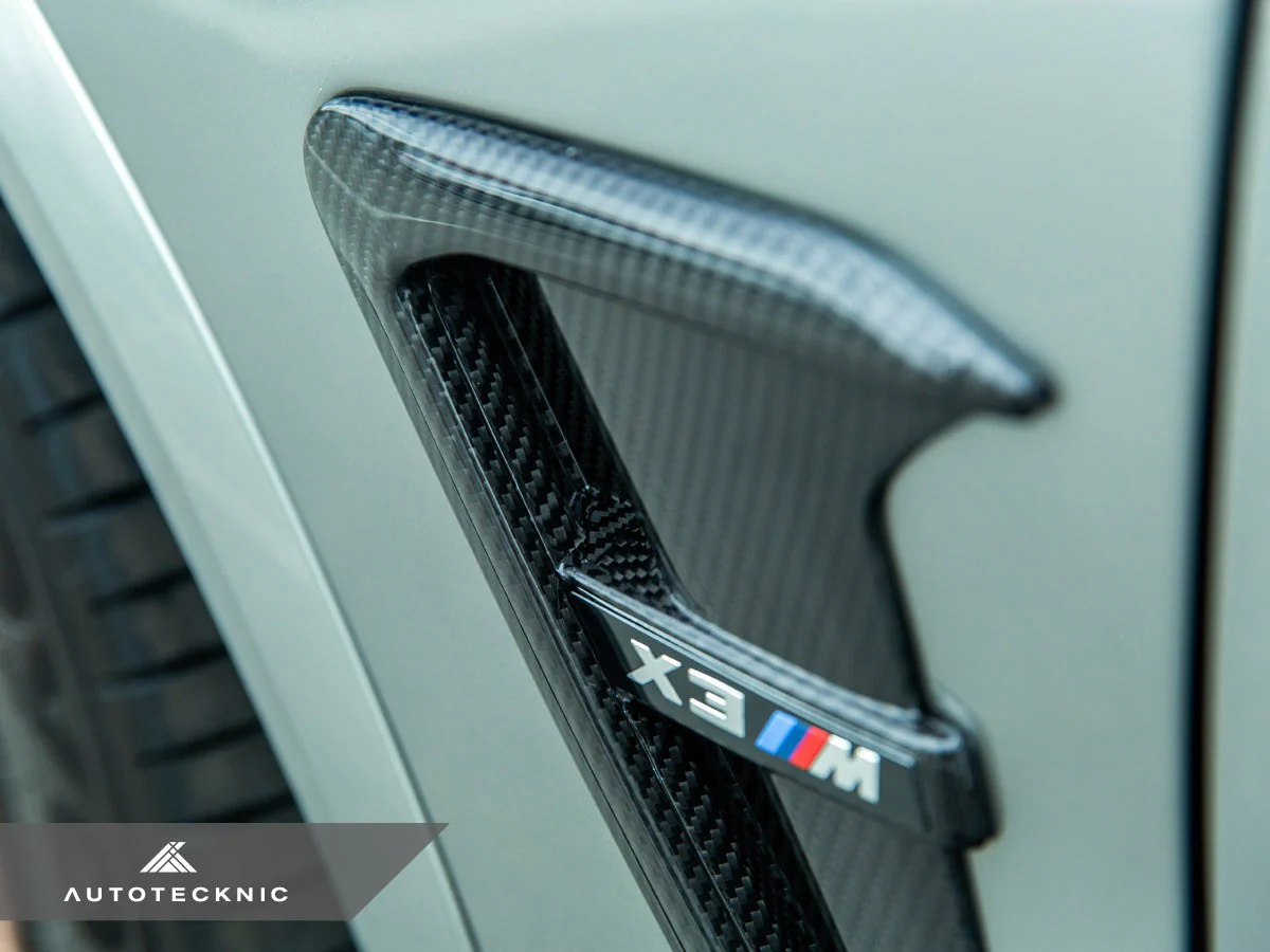AutoTecknic Dry Carbon Fiber Fender Trim Set - F97 X3M | F98 X4M | G01 X3 | G02 X4 - Image 4
