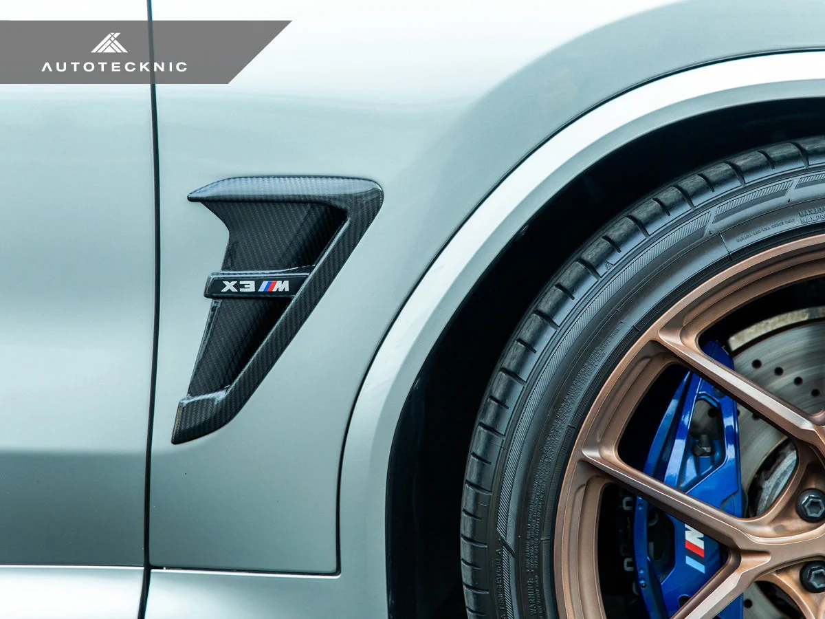 AutoTecknic Dry Carbon Fiber Fender Trim Set - F97 X3M | F98 X4M | G01 X3 | G02 X4 - Image 9