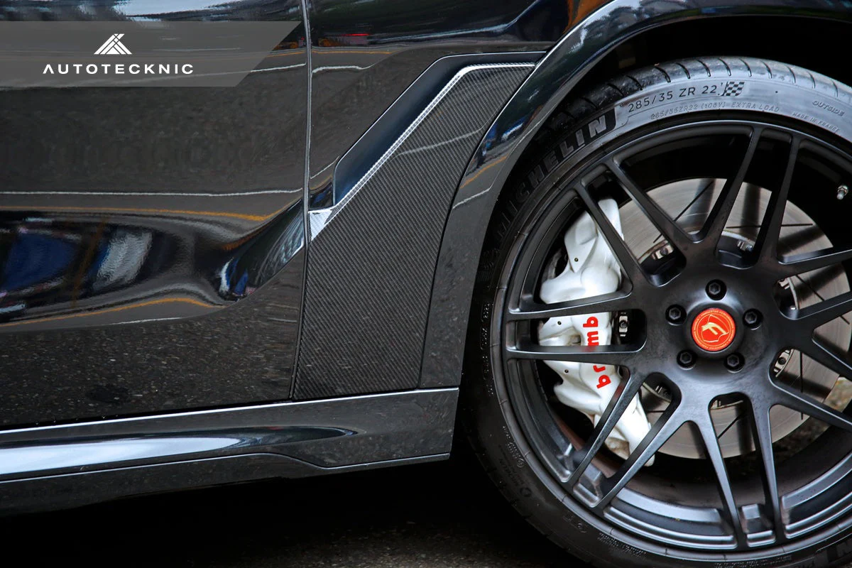 AutoTecknic Dry Carbon Fiber Fender Trim Set - G06 X6 - Image 2