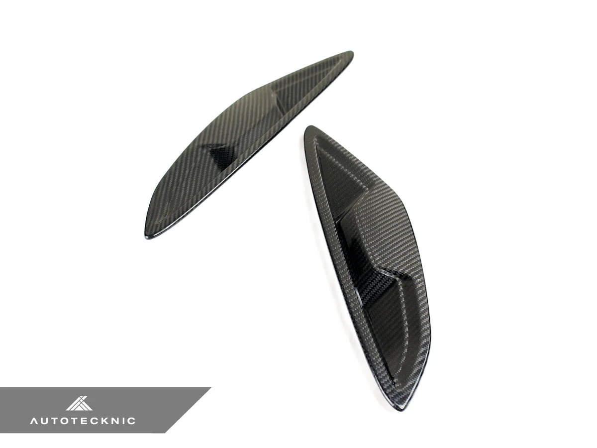 AutoTecknic Dry Carbon Fiber Fender Trim Set - G14/ G15/ G16 8-Series - Image 3