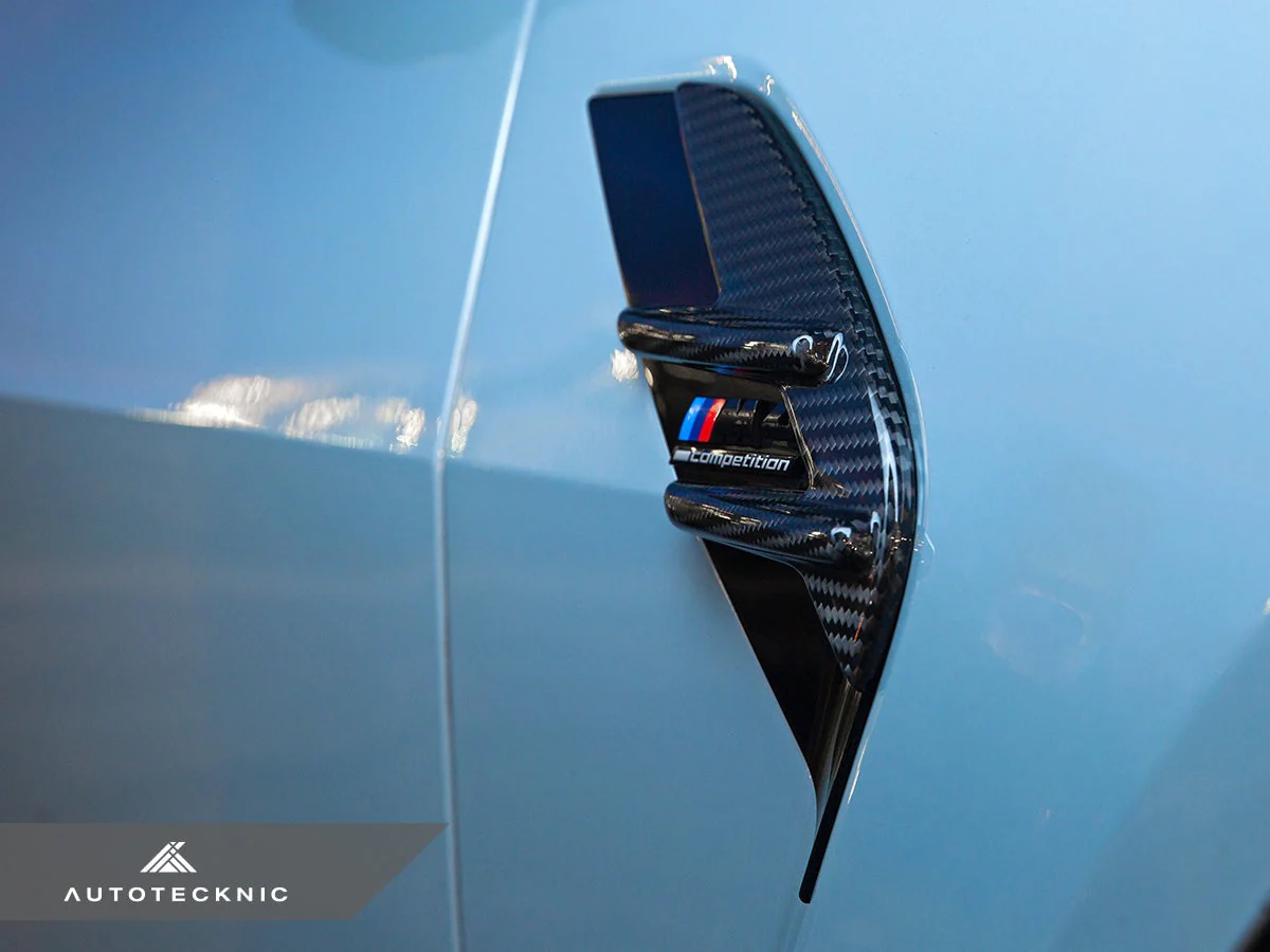 AutoTecknic Dry Carbon Fiber Fender Trim Set - G80 M3 | G82/ G83 M4 - Image 4