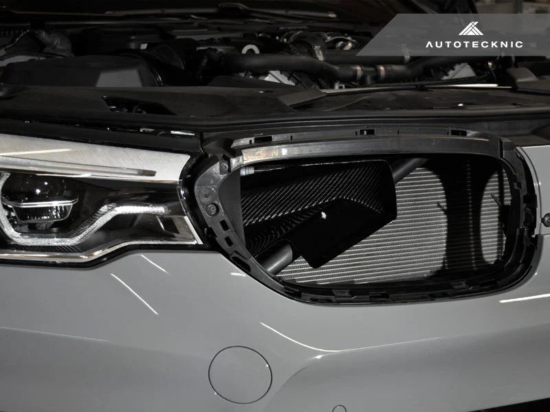 AutoTecknic Dry Carbon Fiber Intake Air Scoop Set - F90 M5 - Image 3