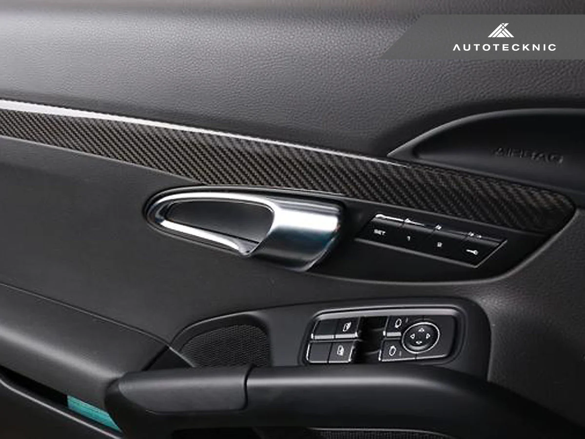 AutoTecknic Dry Carbon Fiber Interior Trim - Porsche 718 Cayman | Boxster - Image 4