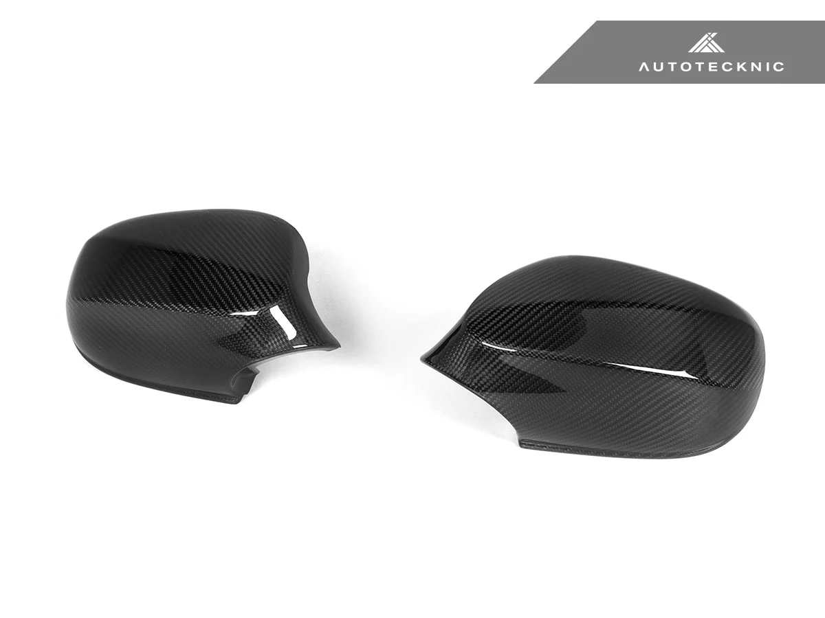 AutoTecknic Dry Carbon Fiber Mirror Cap Set - E90 3-Series Sedan LCI - Image 2