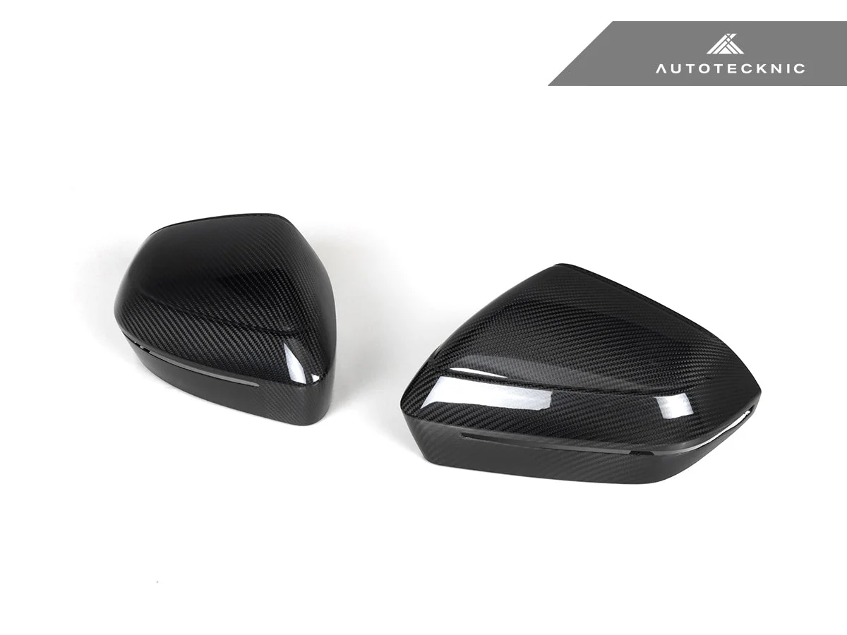AutoTecknic Dry Carbon Fiber Mirror Cap Set - G45 X3 - Image 3