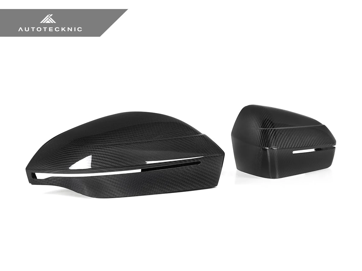 AutoTecknic Dry Carbon Fiber Mirror Cap Set - G45 X3 - Image 8