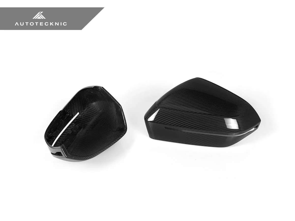 AutoTecknic Dry Carbon Fiber Mirror Cap Set - G60 5-Series | G70 7-Series - Image 4
