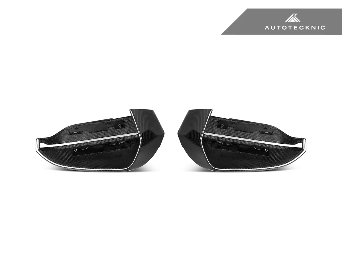 AutoTecknic Dry Carbon Fiber Mirror Cap Set - G60 5-Series | G70 7-Series - Image 6
