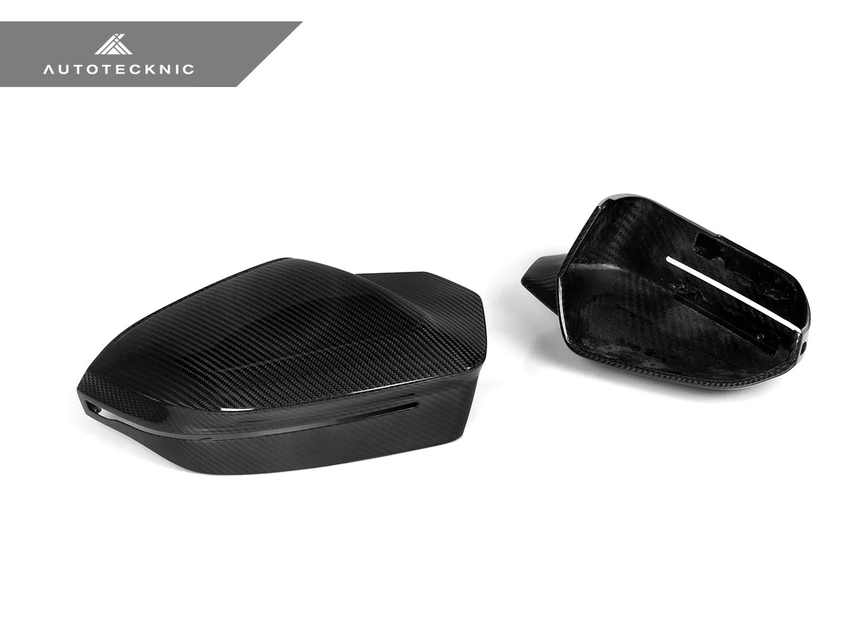 AutoTecknic Dry Carbon Fiber Mirror Cap Set - G90/ G99 M5 - Image 5