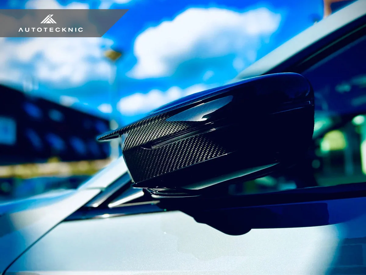 AutoTecknic Dry Carbon Fiber Mirror Covers - G20 M340I LCI | G22 M440I LCI - Image 2