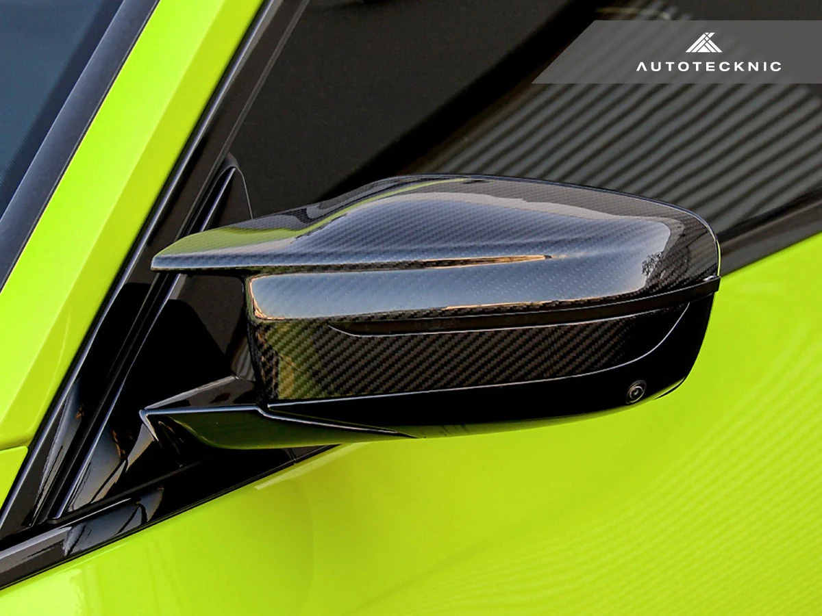 AutoTecknic Dry Carbon Fiber Mirror Covers - G20 M340I LCI | G22 M440I LCI - Image 9