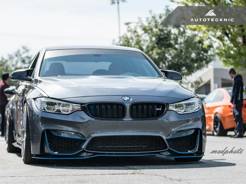 AutoTecknic Dry Carbon Fiber Performante Aero Splitters - F80 M3 | F82 M4 - Image 9