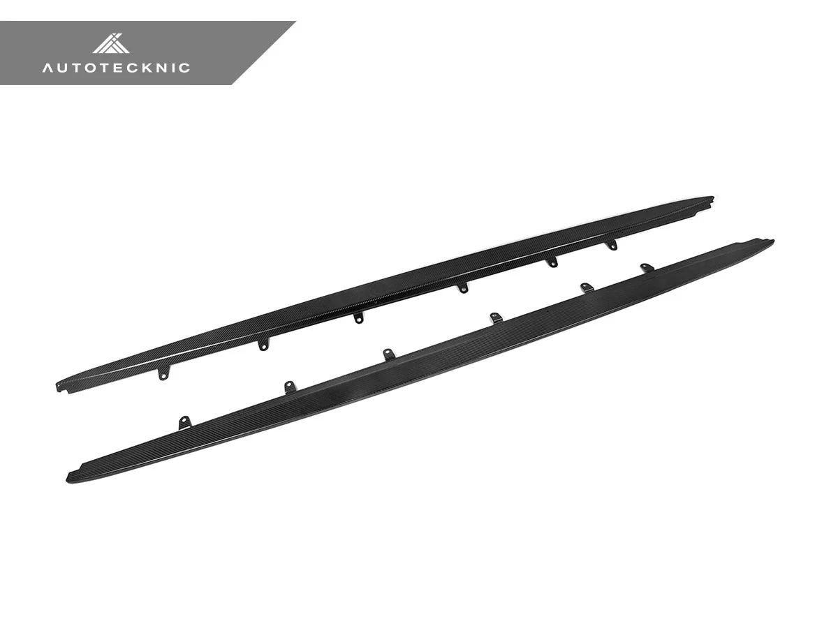 AutoTecknic Dry Carbon Fiber Side Skirt Extension Set - F90 M5 | G30 5-Series - Image 13