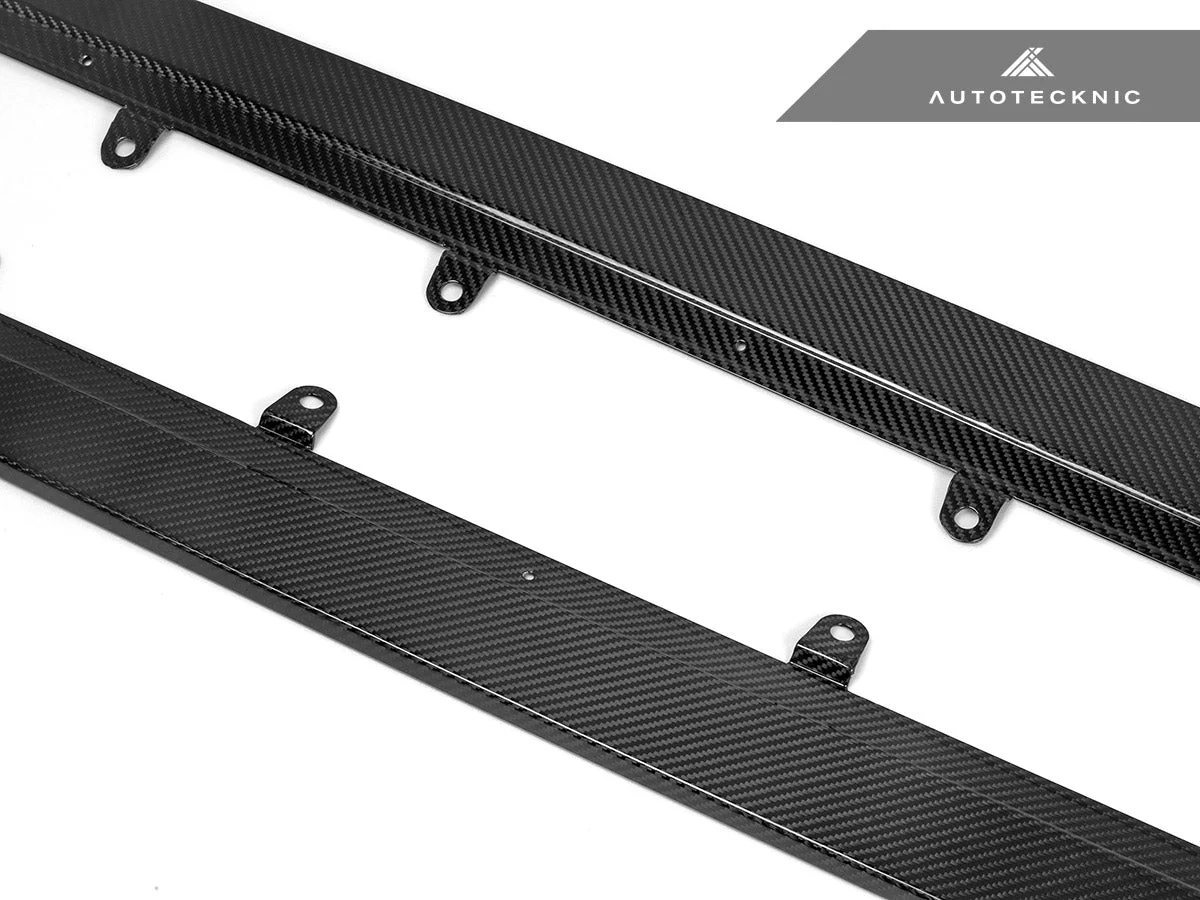 AutoTecknic Dry Carbon Fiber Side Skirt Extension Set - F90 M5 | G30 5-Series - Image 3