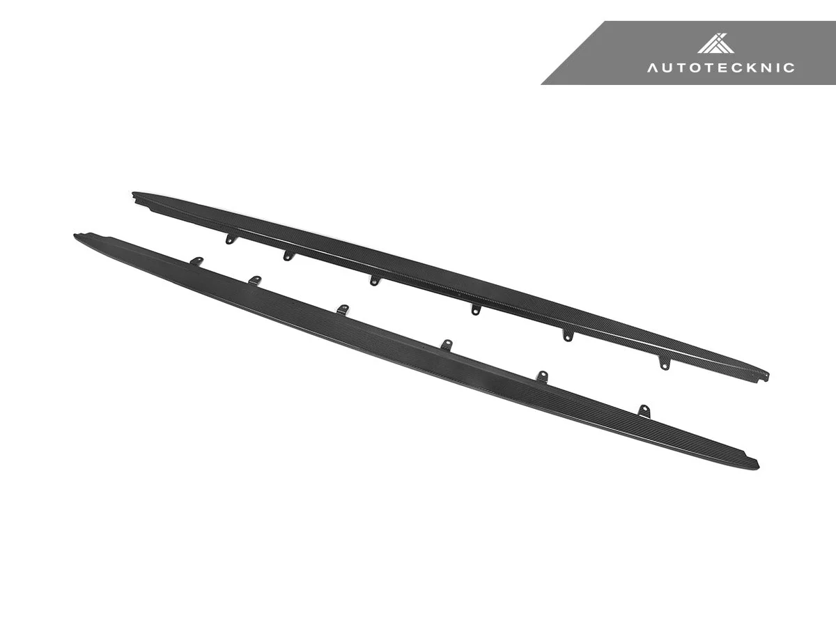 AutoTecknic Dry Carbon Fiber Side Skirt Extension Set - F90 M5 | G30 5-Series - Image 7