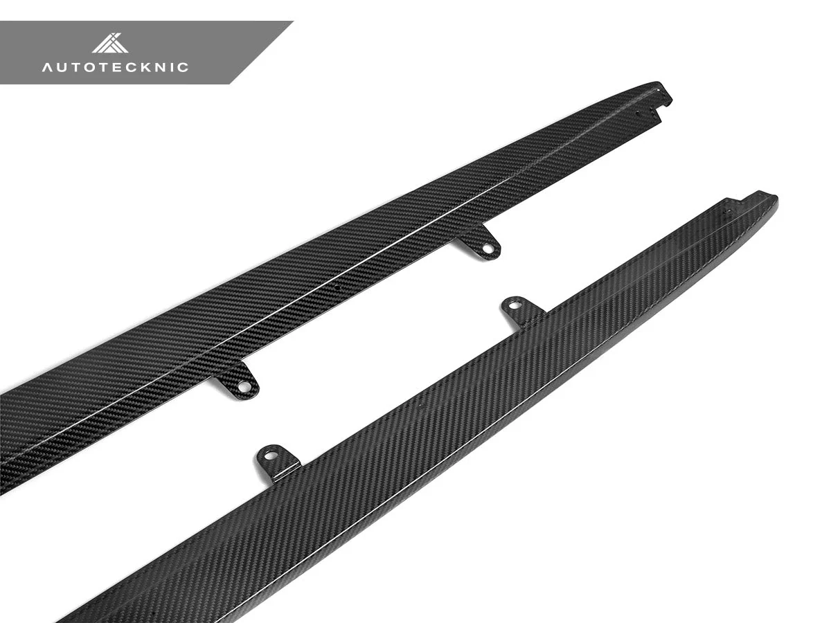 AutoTecknic Dry Carbon Fiber Side Skirt Extension Set - F90 M5 | G30 5-Series - Image 9