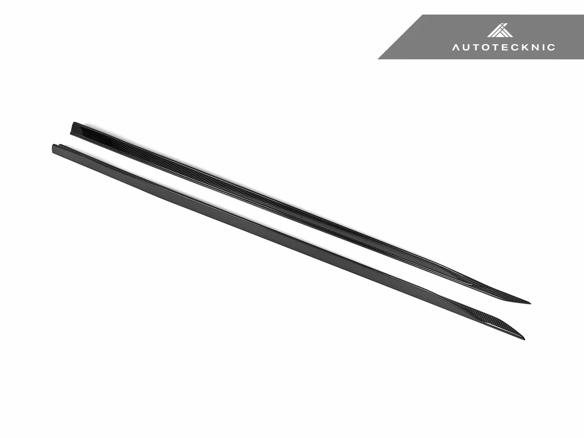 AutoTecknic Dry Carbon Fiber Side Skirt Extension Set - G60 5-Series - Image 3