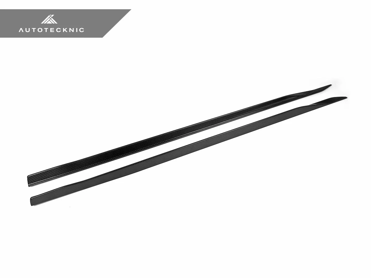 AutoTecknic Dry Carbon Fiber Side Skirt Extension Set - G60 5-Series - Image 5