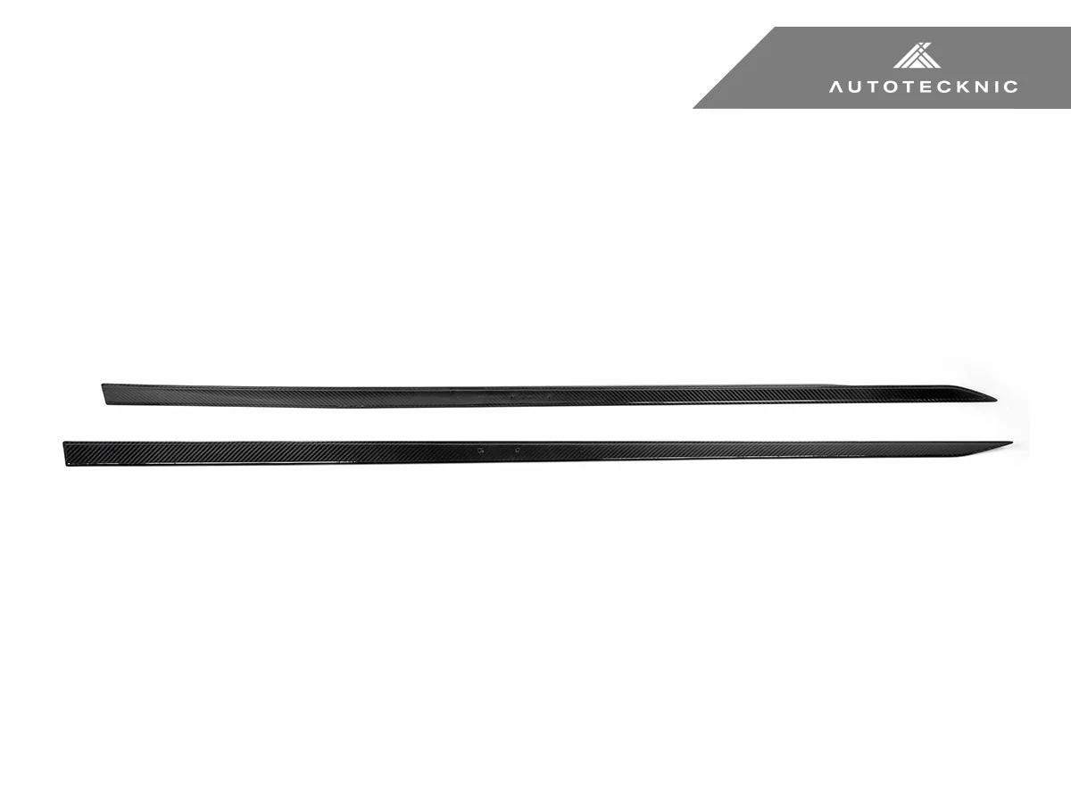 AutoTecknic Dry Carbon Fiber Side Skirt Extension Set - G60 5-Series - Image 6