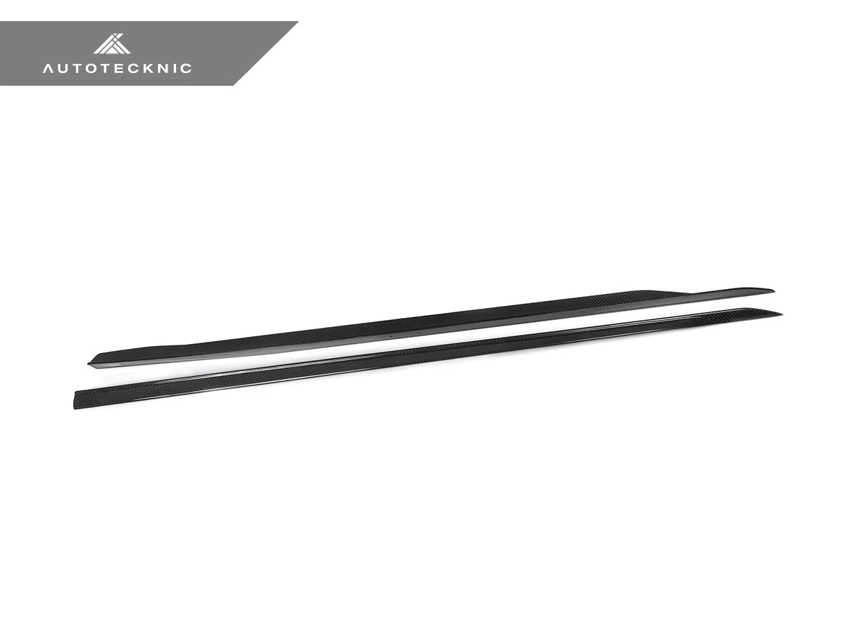 AutoTecknic Dry Carbon Fiber Side Skirt Extension Set - G60 5-Series - Image 9