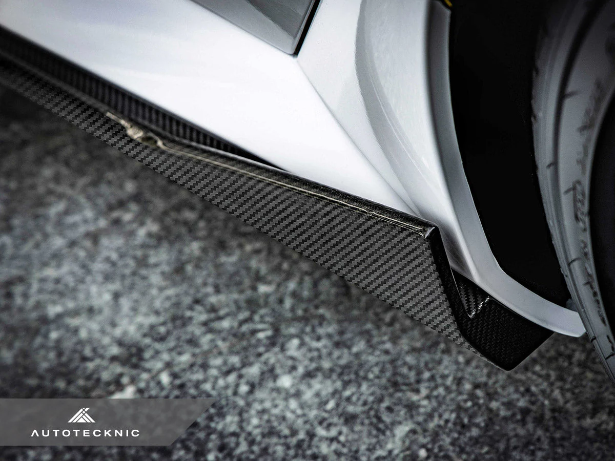 AutoTecknic Dry Carbon Fiber Side Skirt Extension Set - G90/ G99 M5 - Image 2