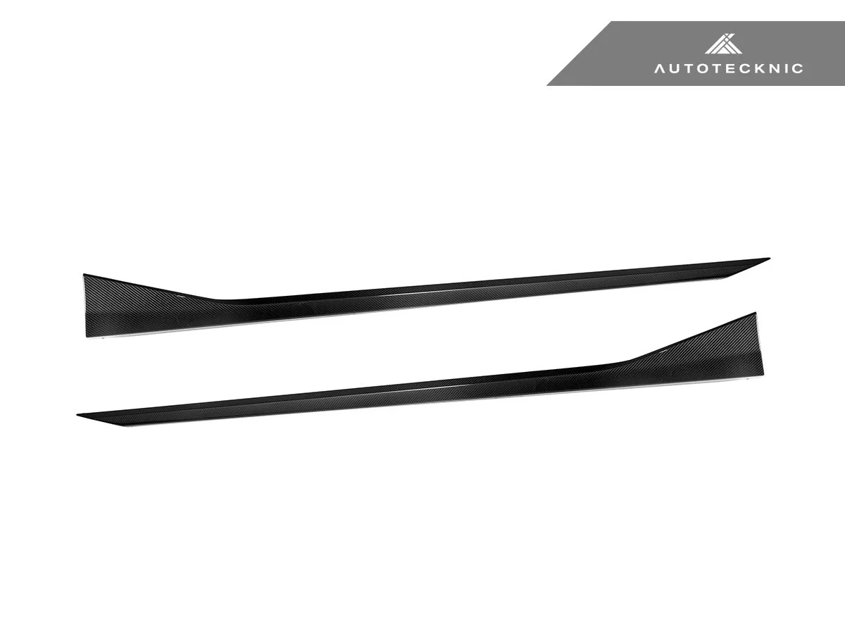AutoTecknic Dry Carbon Fiber Side Skirt Extension Set - G90/ G99 M5 - Image 3