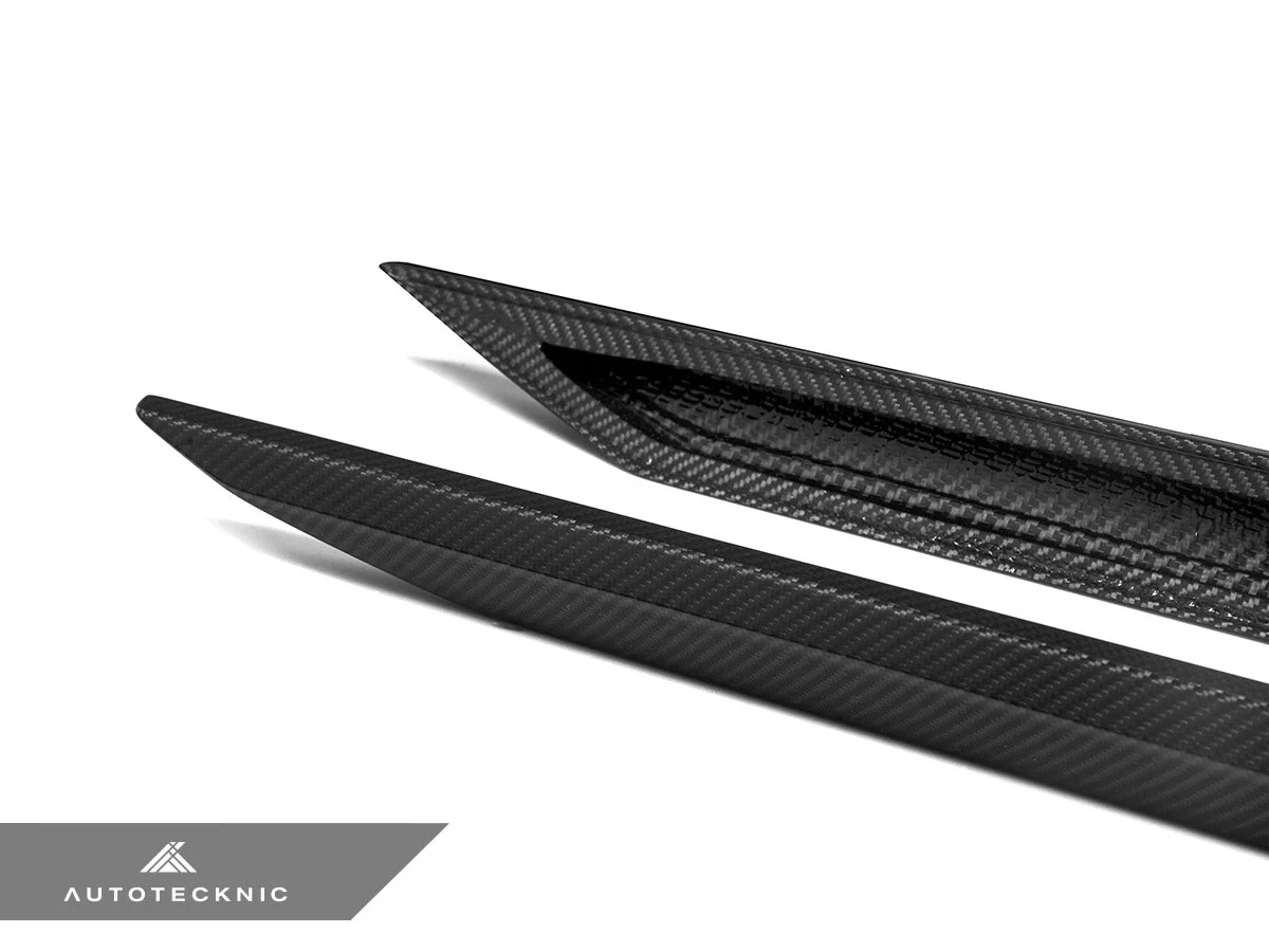 AutoTecknic Dry Carbon Fiber Side Skirt Extension Set - G90/ G99 M5 - Image 4