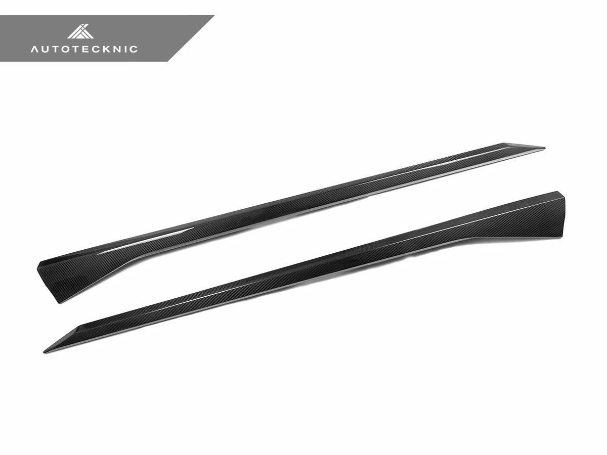AutoTecknic Dry Carbon Fiber Side Skirt Extension Set - G90/ G99 M5 - Image 5