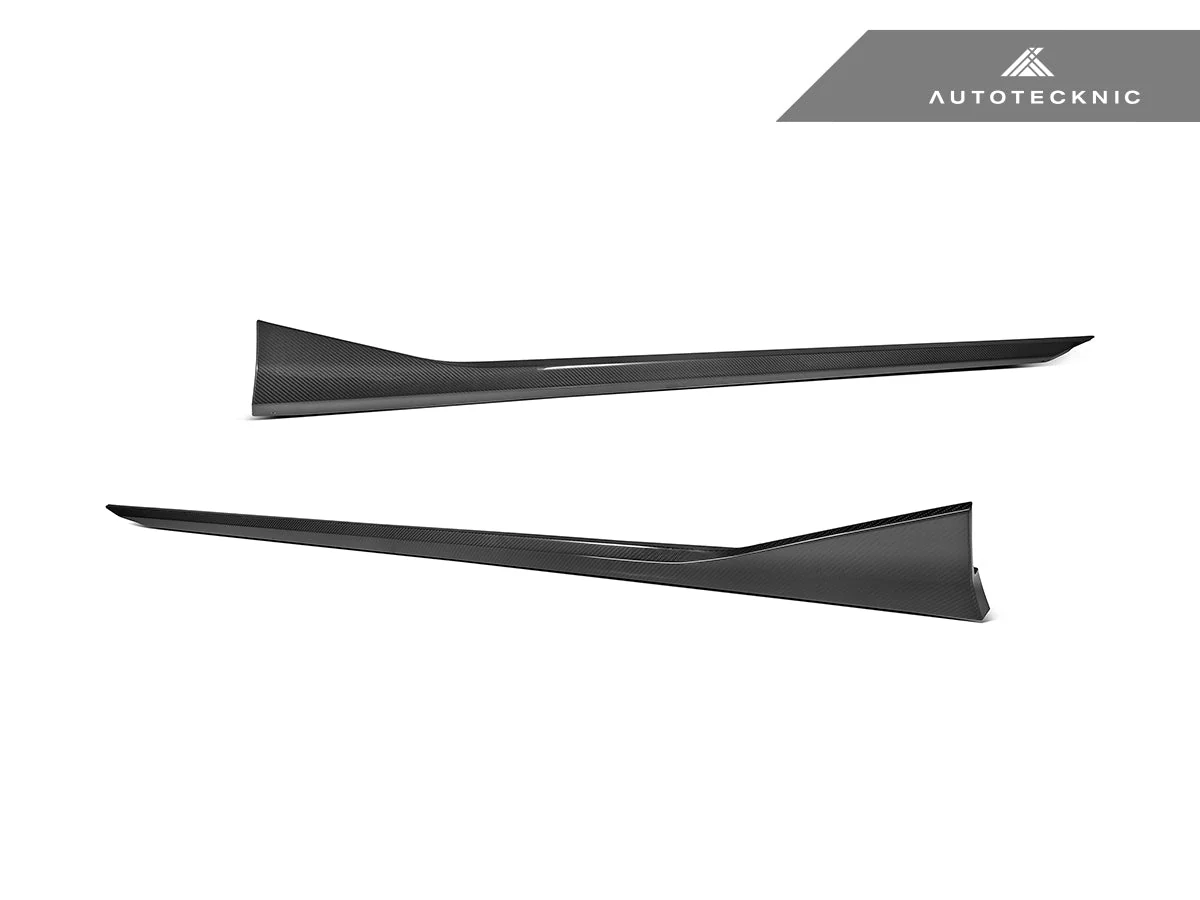 AutoTecknic Dry Carbon Fiber Side Skirt Extension Set - G90/ G99 M5 - Image 6