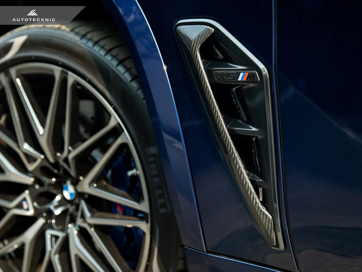 AutoTecknic Dry Carbon Fiber Side Vent Set - F95 X5M Pre-LCI - Image 4