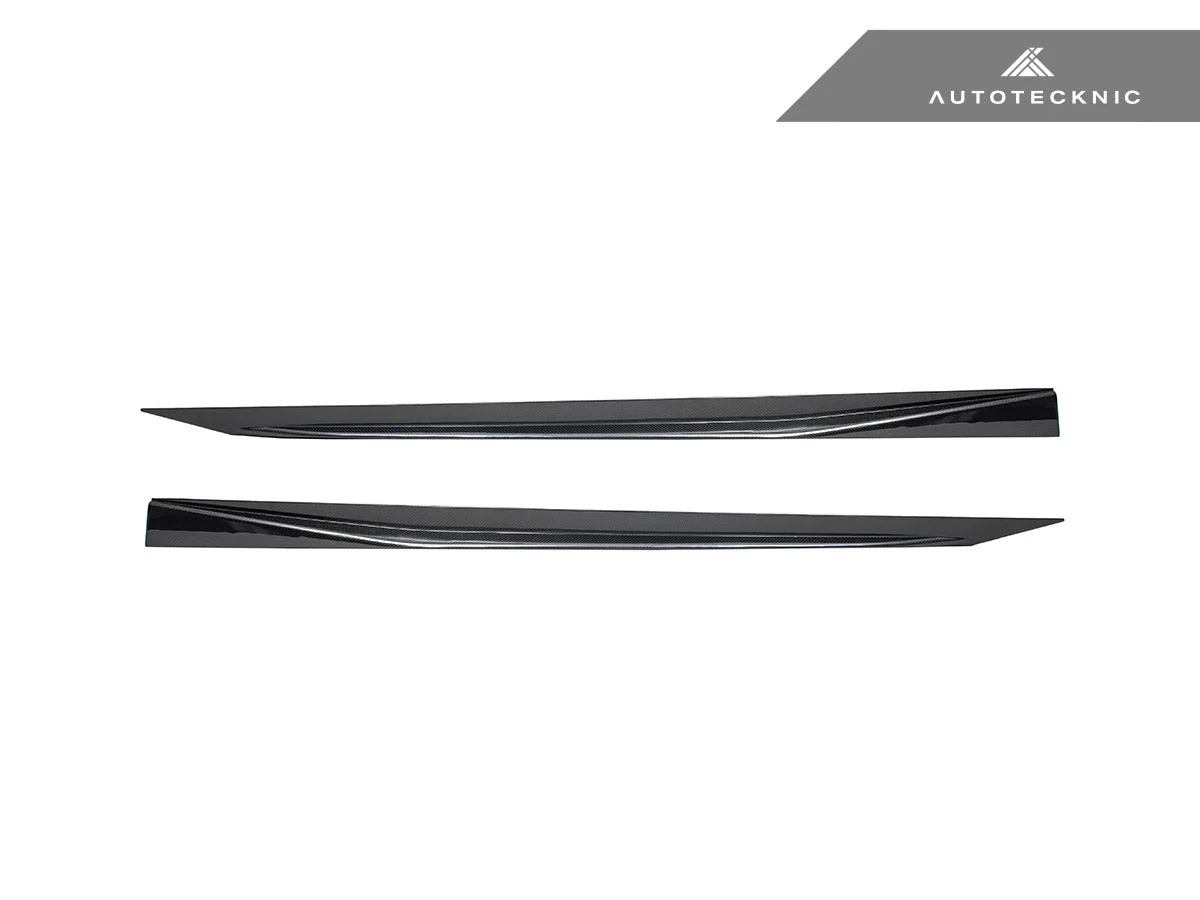 AutoTecknic Dry Carbon Fiber V2 Side Skirt Extension Set - G90/ G99 M5 - Image 3