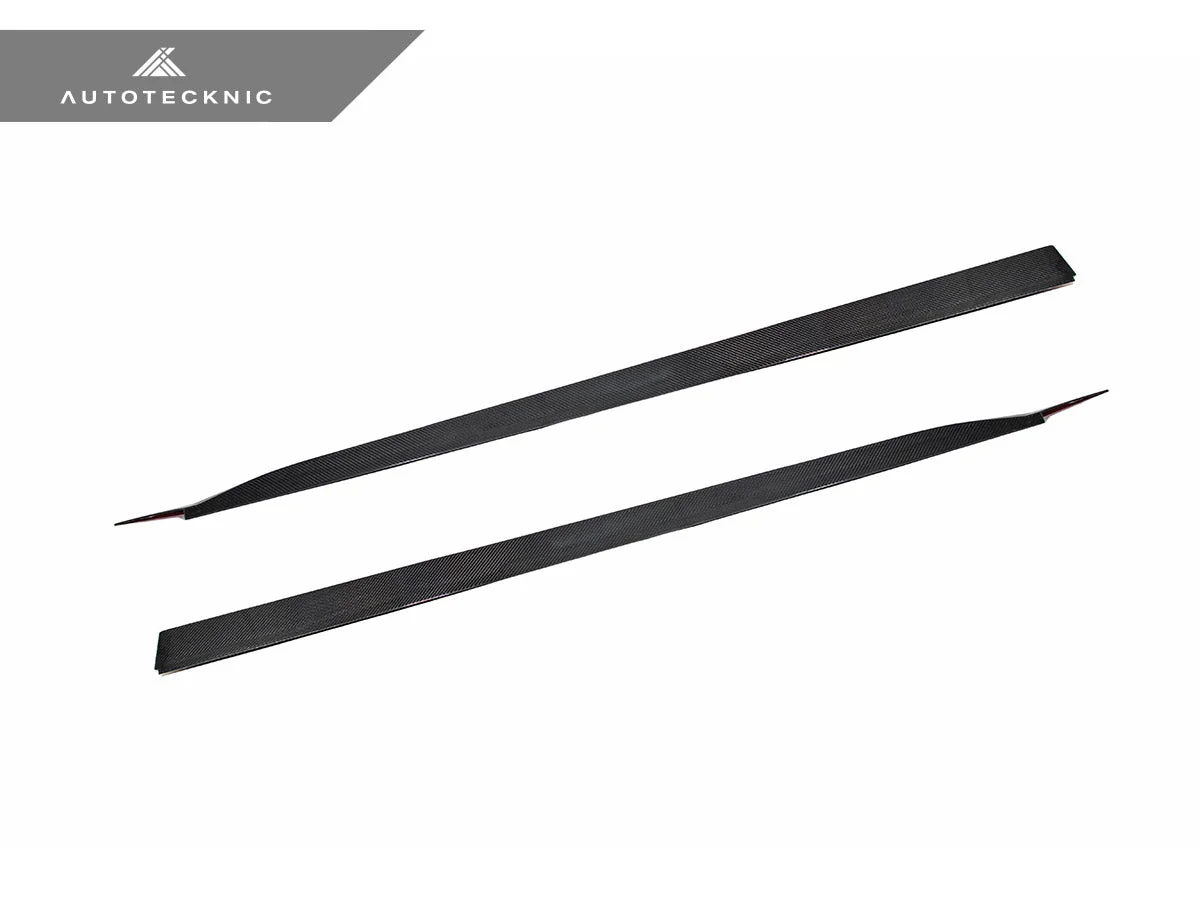 AutoTecknic Dry Carbon Fiber V2 Side Skirt Extension Set - G90/ G99 M5 - Image 6