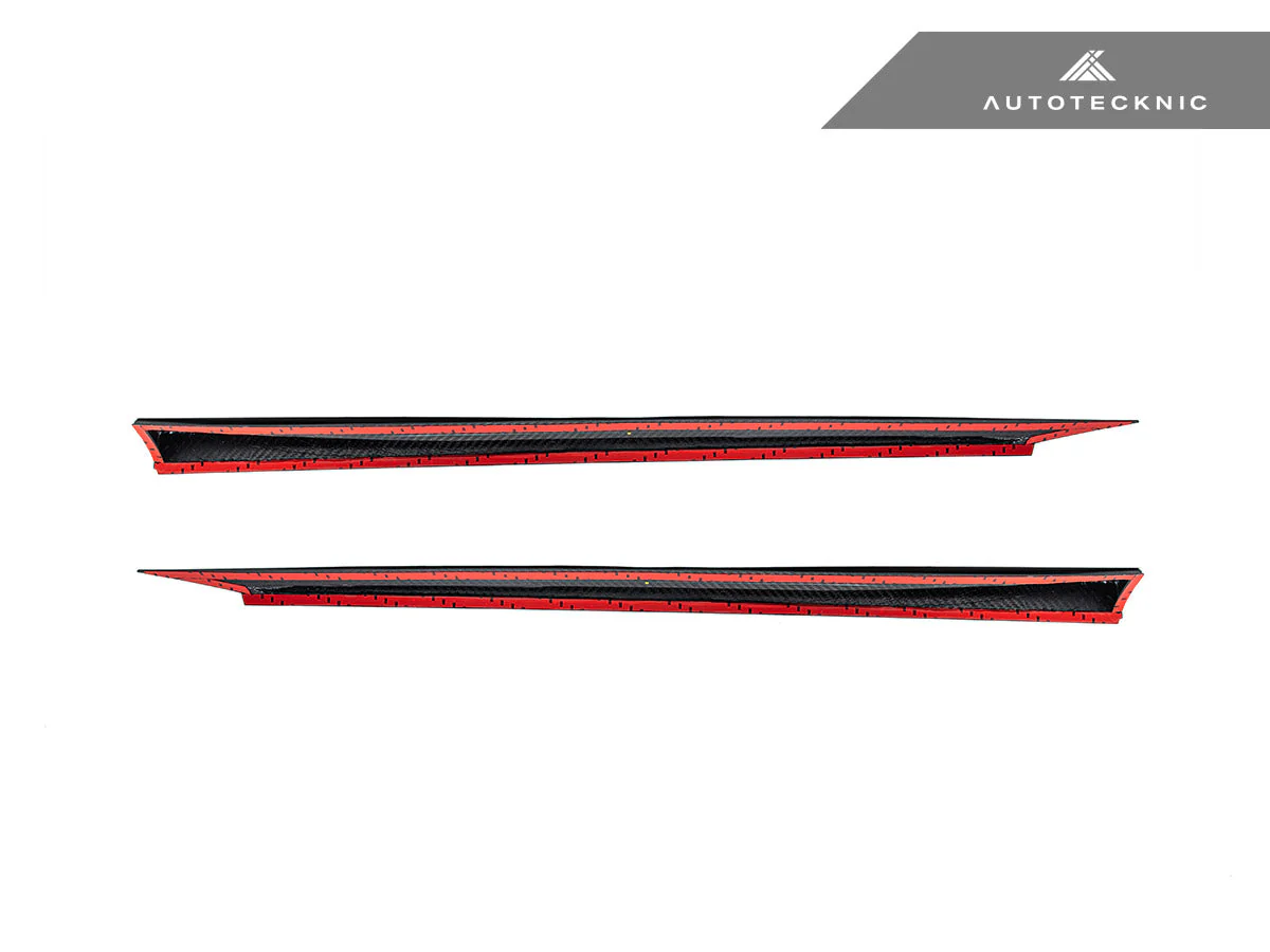AutoTecknic Dry Carbon Fiber V2 Side Skirt Extension Set - G90/ G99 M5 - Image 8
