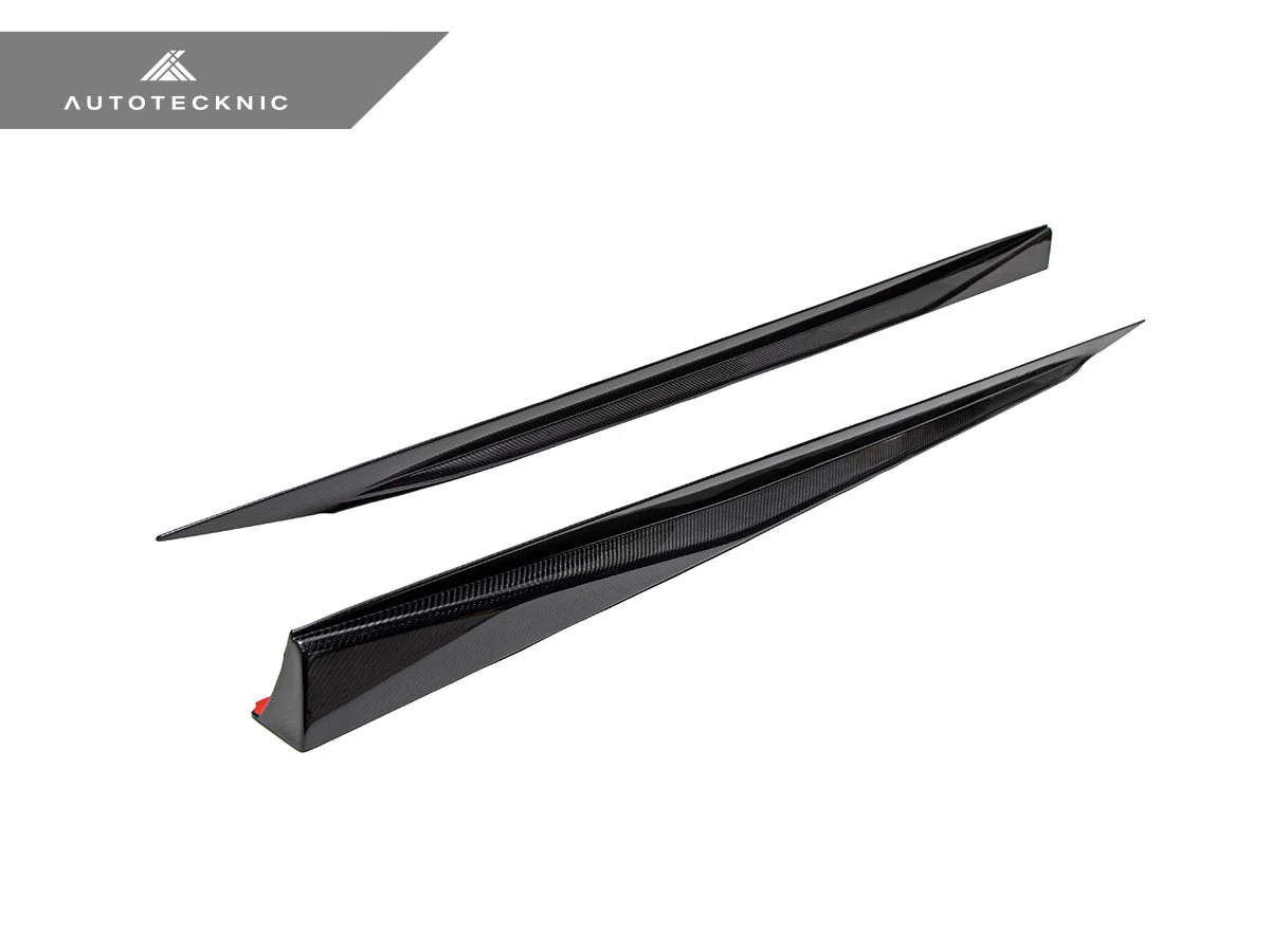 AutoTecknic Dry Carbon Fiber V2 Side Skirt Extension Set - G90/ G99 M5 - Image 9